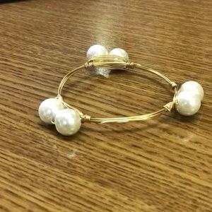 bourbon & boweties inspired wire wrapped bracelet